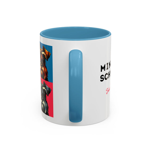 Brown Miniature Schnauzer Coffee Cup