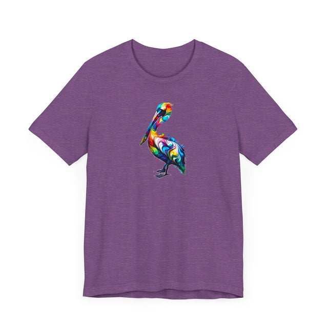 Rainbow Pelican Alcohol Ink T-shirt, Pride Shirt,Bird Lover T shirt, LGBTQ+, BGLT, Avian,Pelican lover