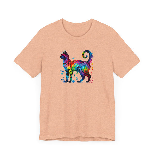 Rainbow Bengal Cat T-shirt,Pride Shirt,Cat Lover Top,Rainbow Animals,LGBTQ+ Tee,Feline,Kitten,Kitty