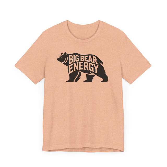 Big Bear Energy Silhouette T-shirt, Animal Lover T shirt, LGBTQ+, Big Bear