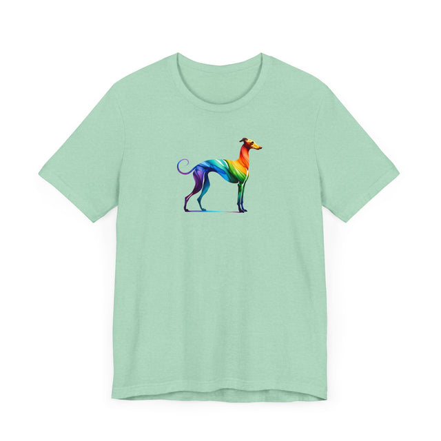 Rainbow Italian Greyhound T-shirt,Pride Shirt,Dog Lover Top,Rainbow Animals,LGBTQ+ Tee, IG gift, Iggy Owner