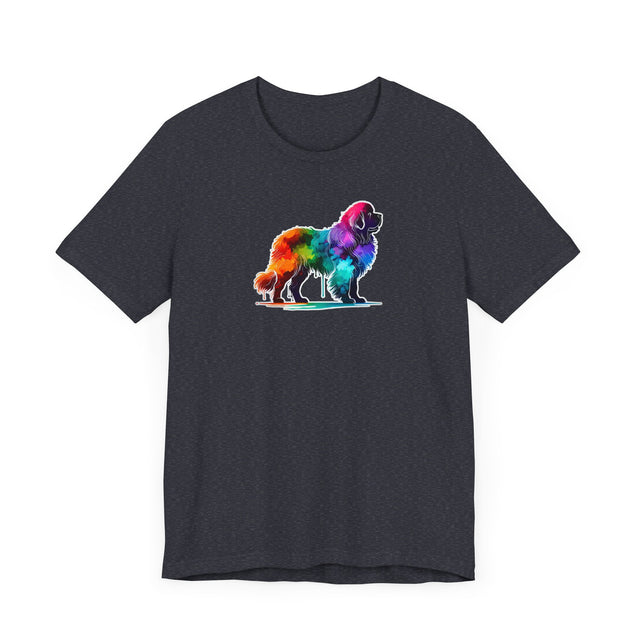 Rainbow Newfoundland T-shirt,Pride Shirt,Dog Lover Top,Rainbow Animals,LGBTQ+ Tee, Newfie owner, Newf gift