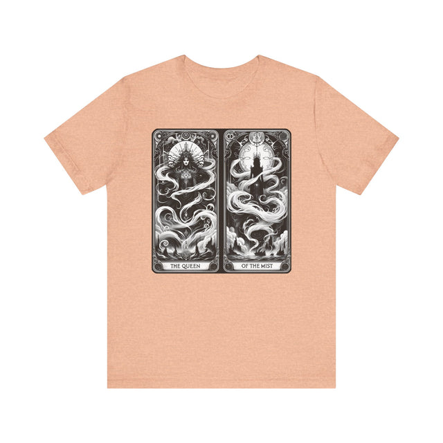 Queen of Mist,Tarot card shirt,Mothers Day Gift,Tarot Reader Gift,Witchy Shirt,Mystical Cards Tee,Celestial Astrology,Gift for her,Goth Tee