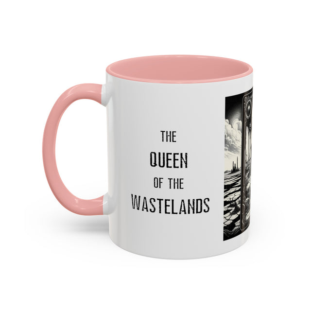 Queen of the Wastelands,Tarot card mug,Mothers Day Gift,Goth gift,Witchy cup,Mystical Cards,Goth Mom Gift,Gothic Art Gift,Sci-fi mug