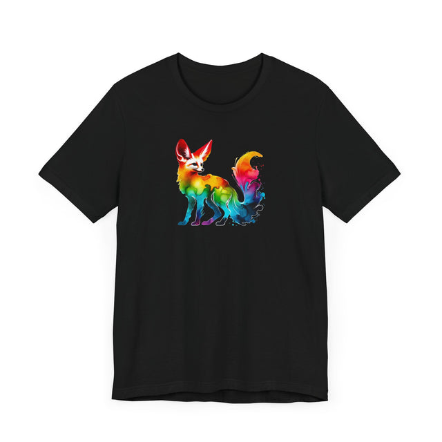 Rainbow Fennec Fox,Vixen lover,Foxy tee,Pride Shirt,Rainbow,Pride Parade T shirt,LGBTQ+ Ally Tee