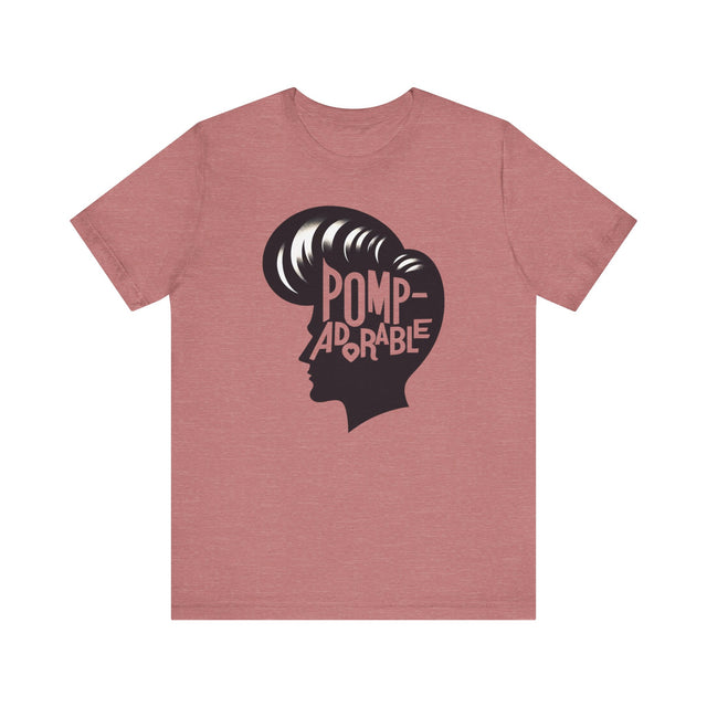 Pompadour T-Shirt, Rockabilly Style, Funny Tee, Gifts For Him, Cool Hair, Psychobilly, Punny Shirt, Guy Gift, 1950s Hairdo, 1960s style