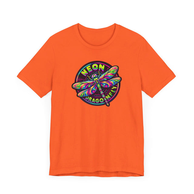 Neon Dragonfly T-shirt, Insect Lover Top