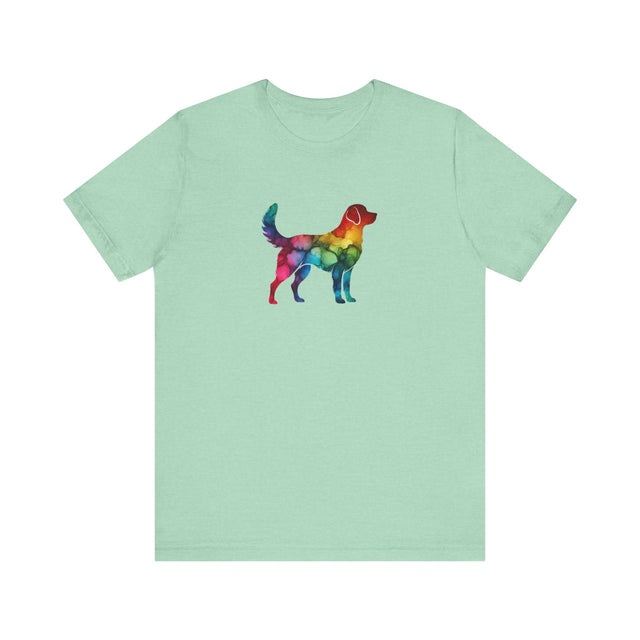 Rainbow Labrador Retriever T-shirt,Pride Shirt,Dog Lover Top,Rainbow Animals,LGBTQ+ Tee, Lab Owner