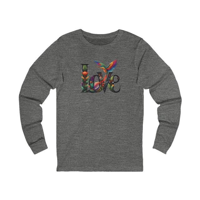 Love Quetzal T-shirt, Bird Lover T shirt, Unisex Jersey Long Sleeve Tee