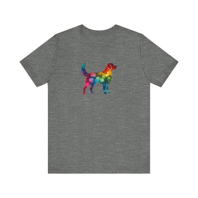 Rainbow Labrador Retriever T-shirt,Pride Shirt,Dog Lover Top,Rainbow Animals,LGBTQ+ Tee, Lab Owner