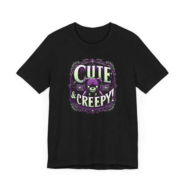 Cute & Creepy Teddy Bear T-shirt, Halloween Shirt