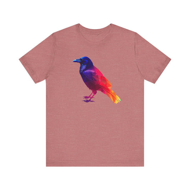 Rainbow Raven T-shirt,Pride Shirt, Pride Parade Top, Rainbow Animals,LGBTQ+ Tee, Nonbinary, Gay, Lesbian, Bisexual, Trans, BGLT, LBGT, Enby, Pansexual