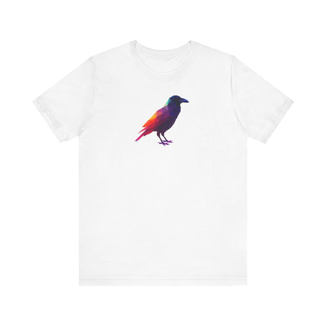 Rainbow Raven T-shirt,Pride Shirt, Bird Lover Top, Rainbow Animals,LGBTQ+ Tee
