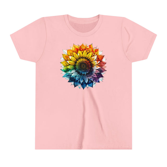 Rainbow Sunflower T-shirt, Youth Size