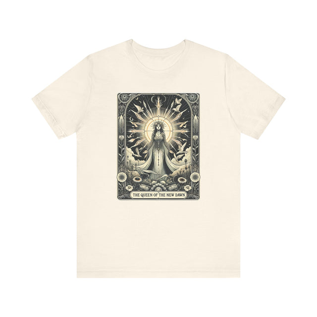 Queen of the New Dawn,Tarot card shirt,Mothers Day Gift,Tarot Reader Gift,Witchy Shirt,Mystical Cards Tee,Celestial Astrology,Gift for her