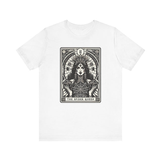 Spider Queen,Tarot card shirt,Mother's Day Gift,Tarot Reader Gift,Witchy Shirt,Mystical Cards Tee,Spider Lover Gift,Goth Mom Tee, Goth Shirt