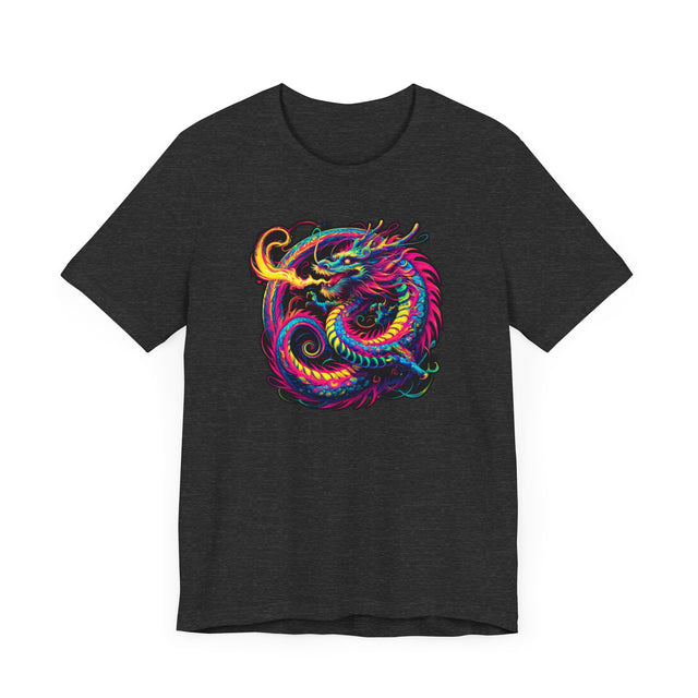 Psychedelic Asian Dragon T-shirt, Dragon Tee