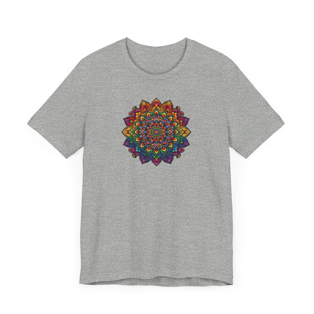 Rainbow Mandala T-shirt, PrideShirt, Rainbow T-shirt