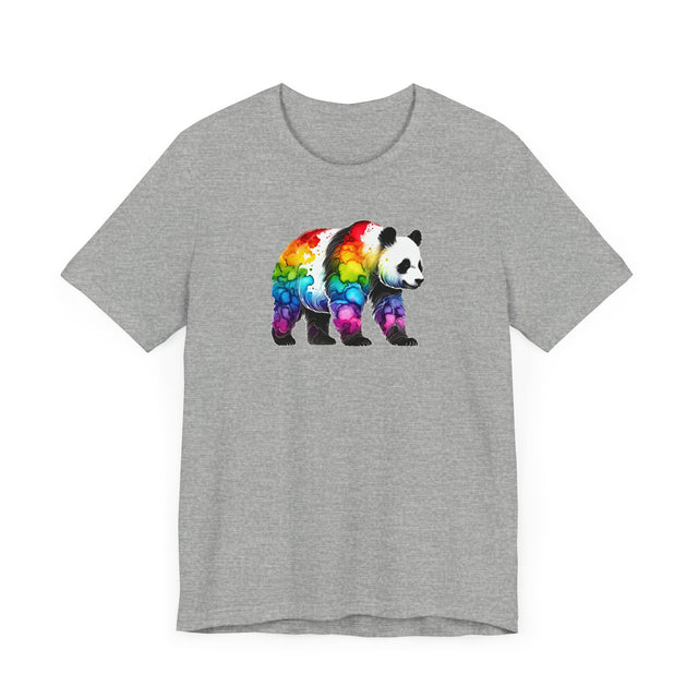 Rainbow Panda Bear Alcohol Ink T-shirt, Pride Shirt,Animal Lover T shirt, LGBTQ+, BGLT, Big Bear