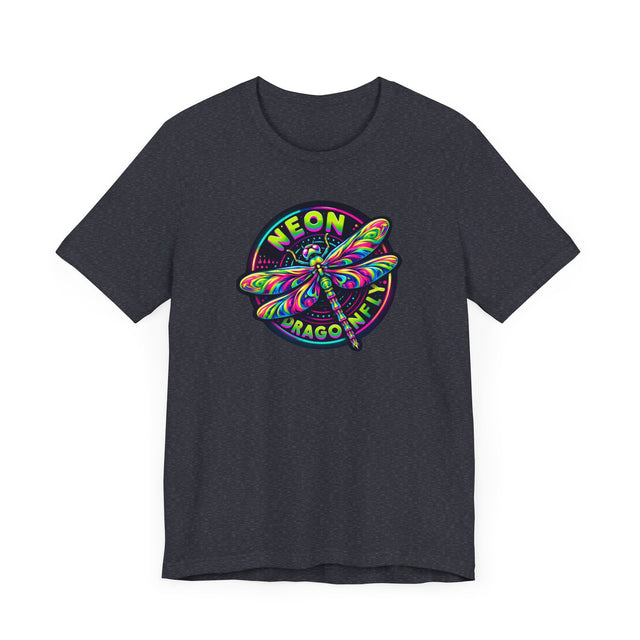 Neon Dragonfly T-shirt, Insect Lover Top