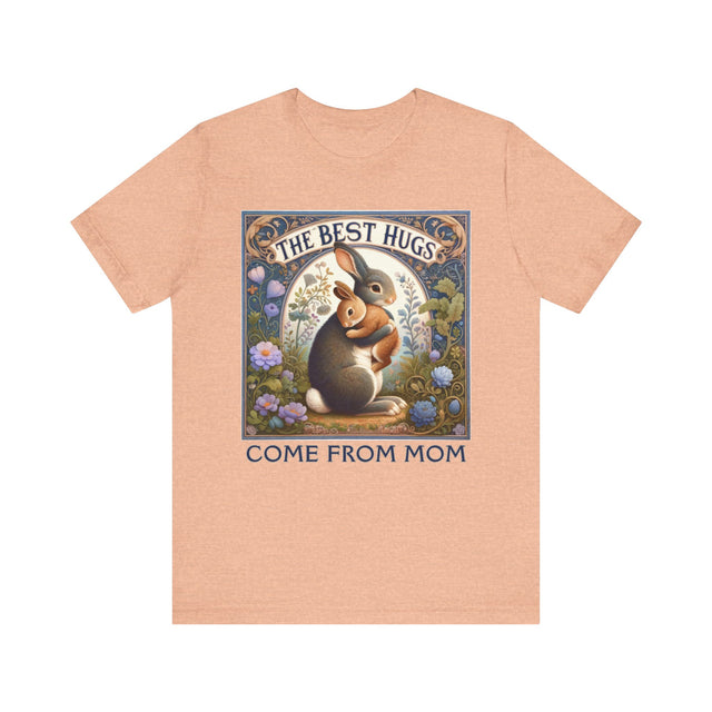 Rabbit T-shirt,Mother's Day Gift,Cute Mama Tee,Mom Life,Baby Shower Gift,Mama and Baby Shirt,New Mom Gift,Mom Hug Shirt,Gift For Wife, Bunny