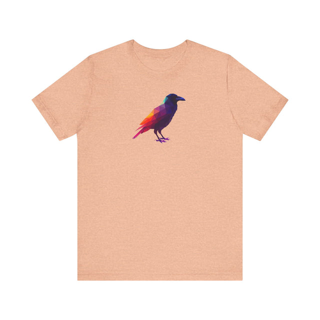 Rainbow Raven T-shirt,Pride Shirt, Bird Lover Top, Rainbow Animals,LGBTQ+ Tee