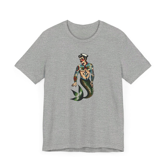 Merman Sailor T-shirt, Sailor shirt, Flash Tattoo Style