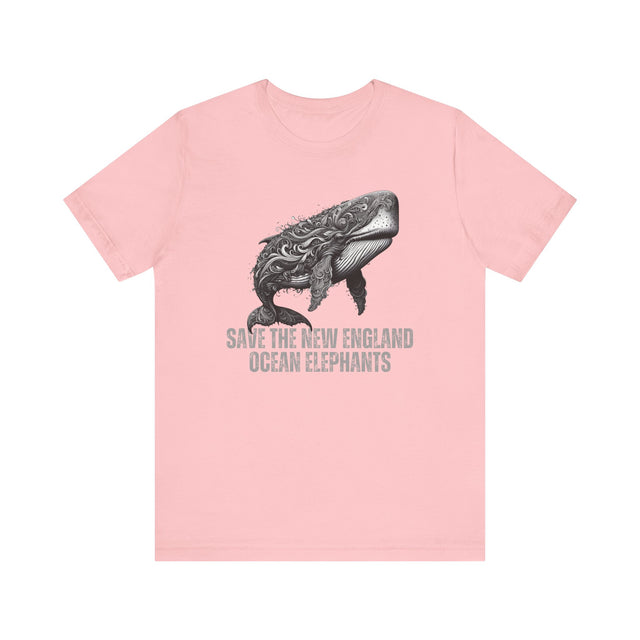Save the New England Ocean Elephants, Funny Tshirt, Whale tshirt, ocean lover, sea lover, wildlife lover tshirt