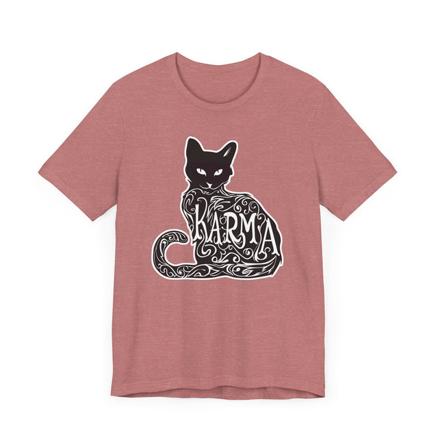 Karma Cat Top, Cute Cat Shirt, Cat Lover Tee, Cat Owner gift, Cute Gift For Her, Black Cat, Feline