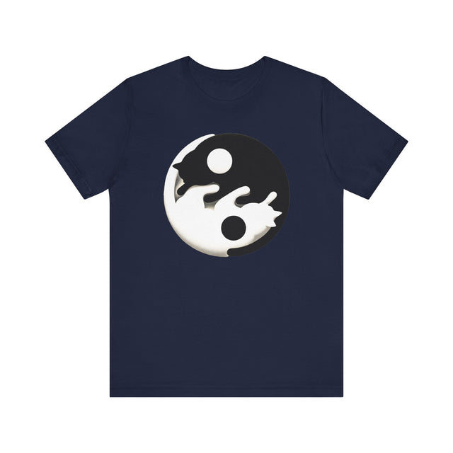Yin Yang Cat shirt, Spiritual, Meditation, Black & White Cats, Cute Cat Top, Cat Lover Tee, Cat Owner gift, Cat Mom Gift, Cat Dad, Vet Gift