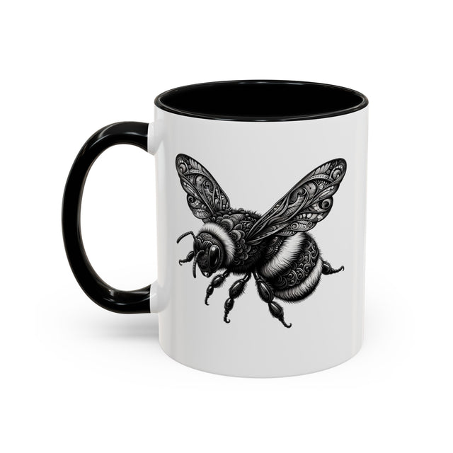 Bumble Bee Mug, Nature Lover Gift, Gardener Gift, Bee lover Mug, Animal mug, Coffee, Tea, Mug, Nature Lover, Bumble Bee Gift