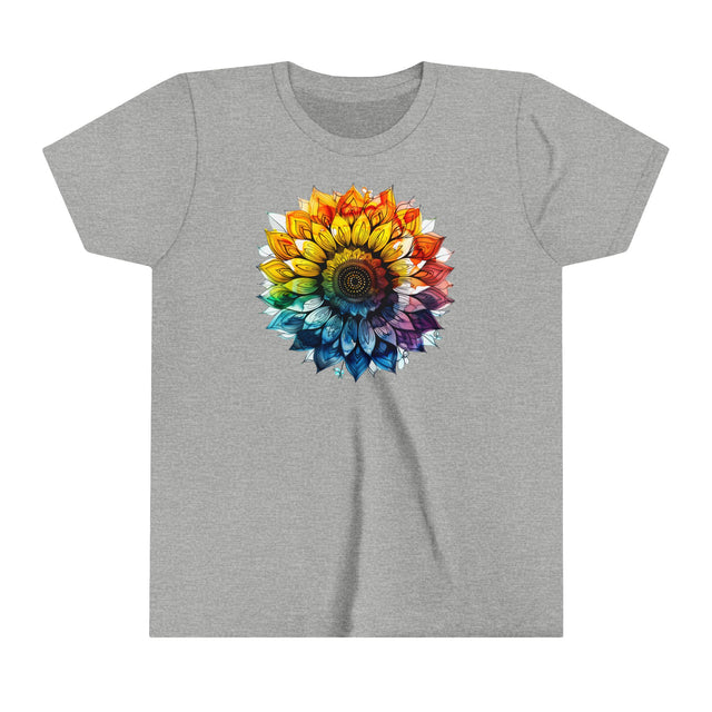 Rainbow Sunflower T-shirt, Youth Size