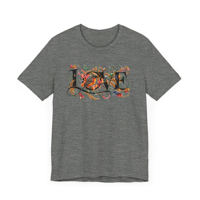 Love Bird Robin T-shirt, Bird Lover T shirt