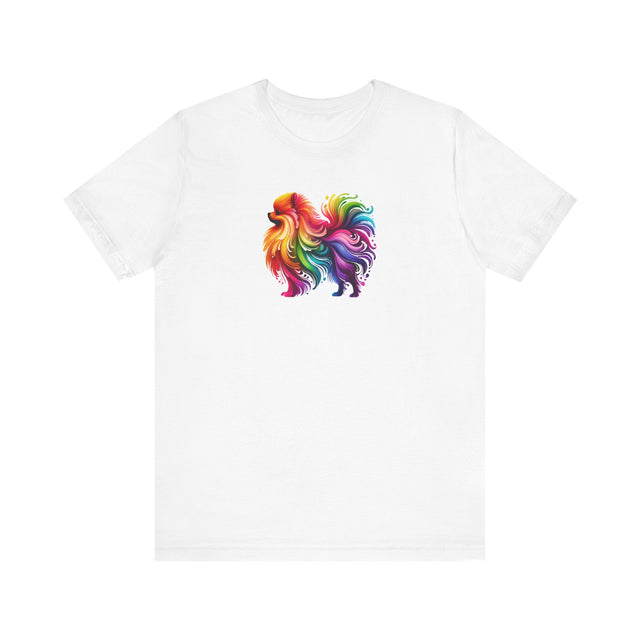 Rainbow Pomeranian T-shirt,Pride Shirt,Dog Lover Top,Rainbow Animals,LGBTQ+ Tee, Pomeranian Owner