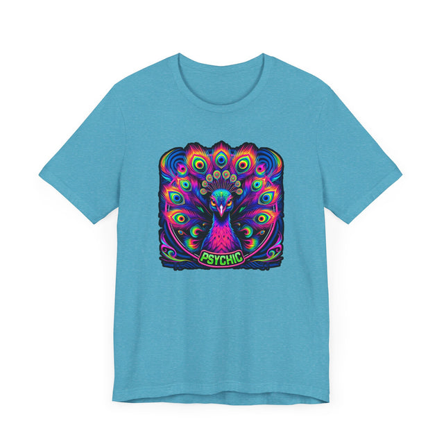 Psychic Peacock T-shirt, Peacock Tee, Bird Lover