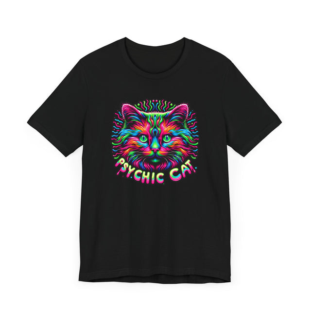 Psychic Cat T-shirt, Cute Cat Top