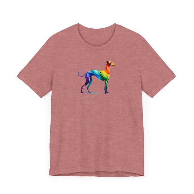 Rainbow Italian Greyhound T-shirt,Pride Shirt,Dog Lover Top,Rainbow Animals,LGBTQ+ Tee, IG gift, Iggy Owner