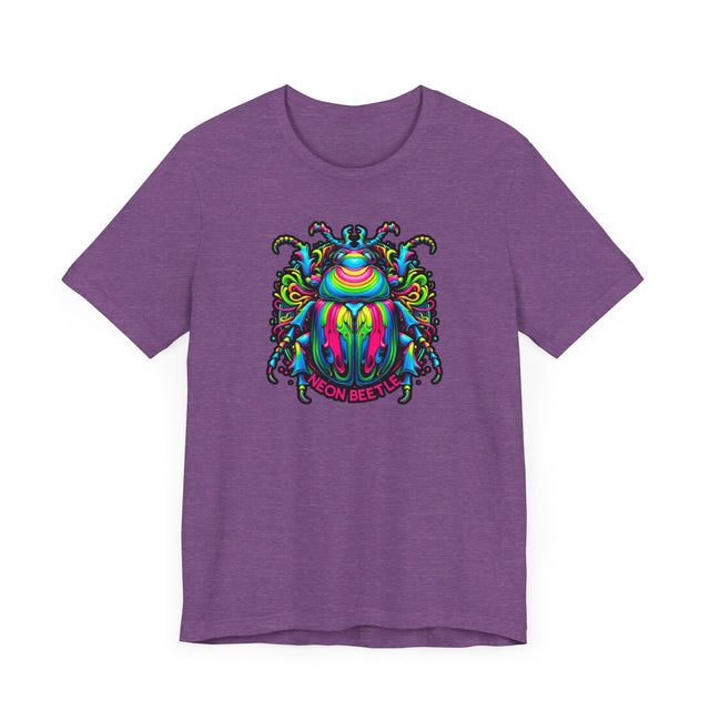 Neon Beetle T-shirt, Insect Lover Top