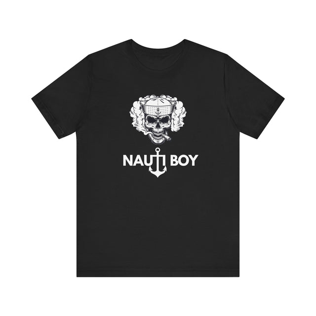 Nauti Boy Tshirt, Nautical Tshirt, Boating Tshirt-Captain Tshirt, Pirate Tshirt, Rebel Tshirt, Father's Day gift, Cigar Tshirt, Skull Tshirt