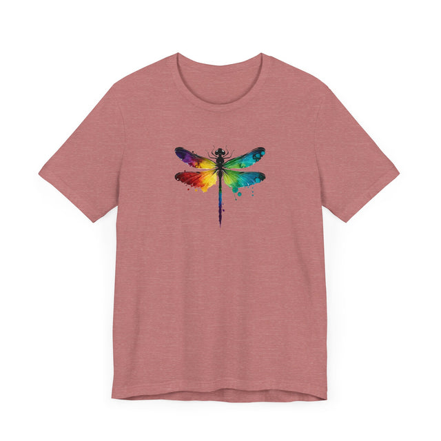 Rainbow Dragonfly Alcohol Ink,Dragonfly lover,Pride Shirt,LGBTQ+ Ally Tee,Queer