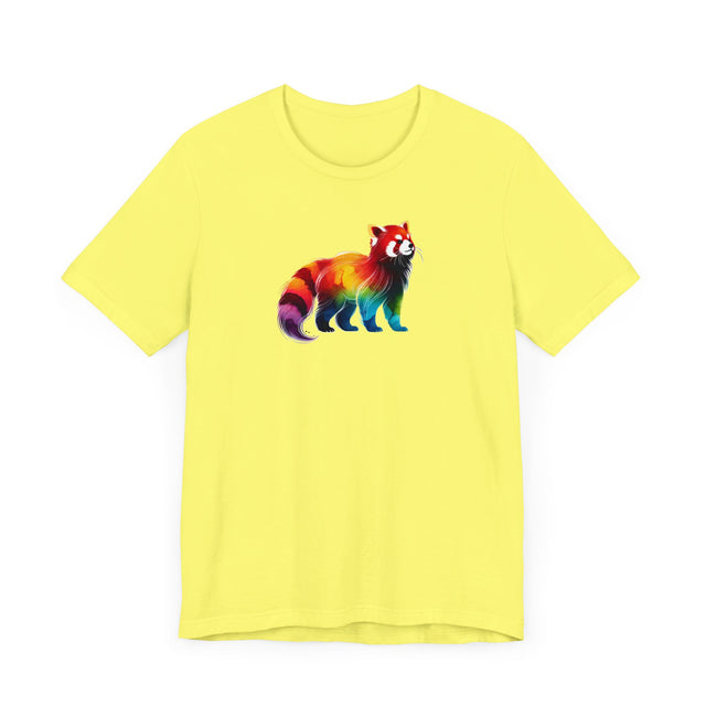 Rainbow Red Panda Alcohol Ink T-shirt, Pride Shirt,Animal Lover T shirt, LGBTQ+, BGLT