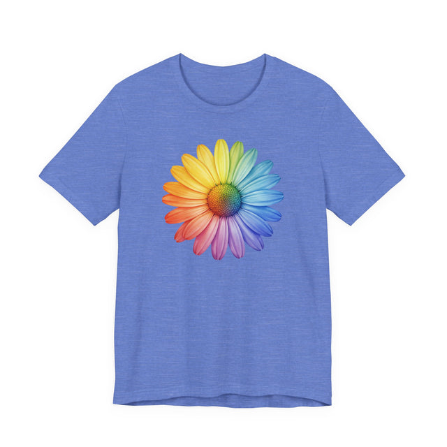 Rainbow Daisy shirt,Flower Shirt,Pride Tee, LGBTQIA,Plant Lover Gift,Gardener T-shirt,Mothers Day Gift