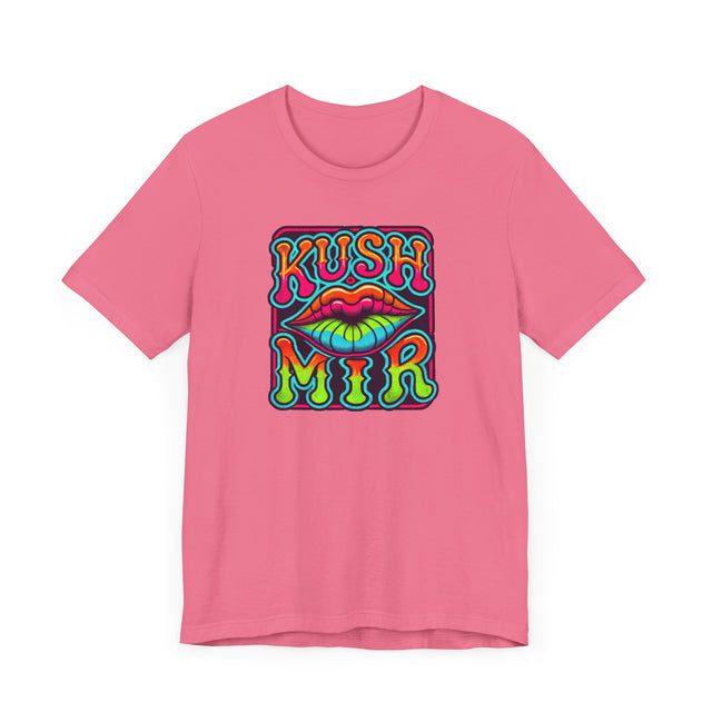Kush Mir "Kiss Me" psychedelic T-shirt, Yiddish Lover Shirt, Valentine's Day
