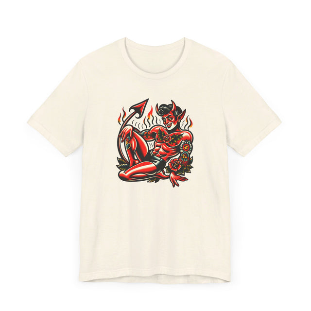 Handsome Devil T-shirt, Flash Tattoo Style Shirt