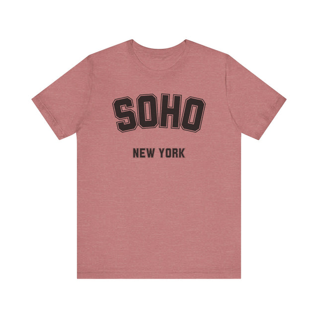 SoHo Tshirt, New York Lover, Hip New York Gift, Real New Yorker T-shirt, Cute T for her, Cool T for him, NYC Tshirt, New York City Gift