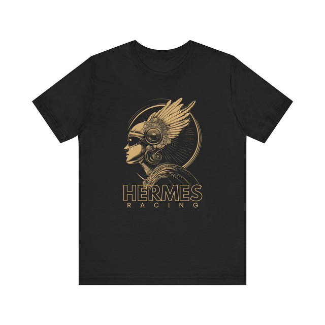Gold Hermes Racing, Hermes Racing Tshirt, Cool Graphic Tshirt, God of Speed Tee