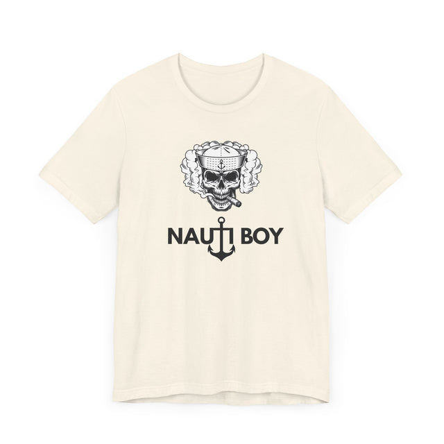 Nauti Boy Tshirt, Nautical Tshirt, Boating Tshirt-Captain Tshirt, Pirate Tshirt, Rebel Tshirt, Father's Day gift, Cigar Tshirt, Skull Tshirt