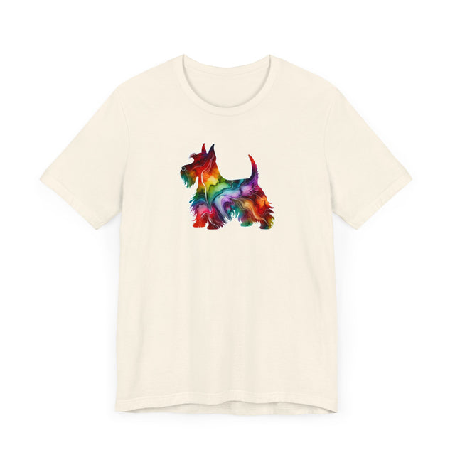 Rainbow Scottish Terrier T-shirt,Pride Shirt,Dog Lover Top,Rainbow Animals,LGBTQ+ Tee, Scottie owner, Scottie gift