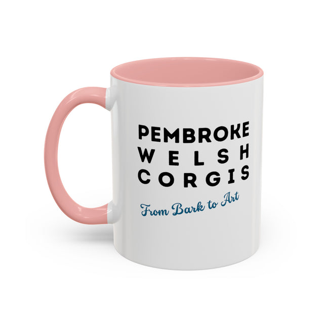Pembroke Welsh Corgi Mug,4-Panel Pop Art Mug,Corgi Lover,PWC Mom,PWC Dad,Dog Lover Gift,Pemi Corgi Gift