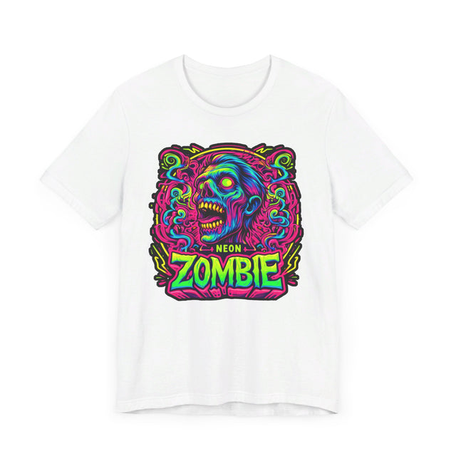 Neon Zombie T-shirt, Halloween Tee, Neon Goth